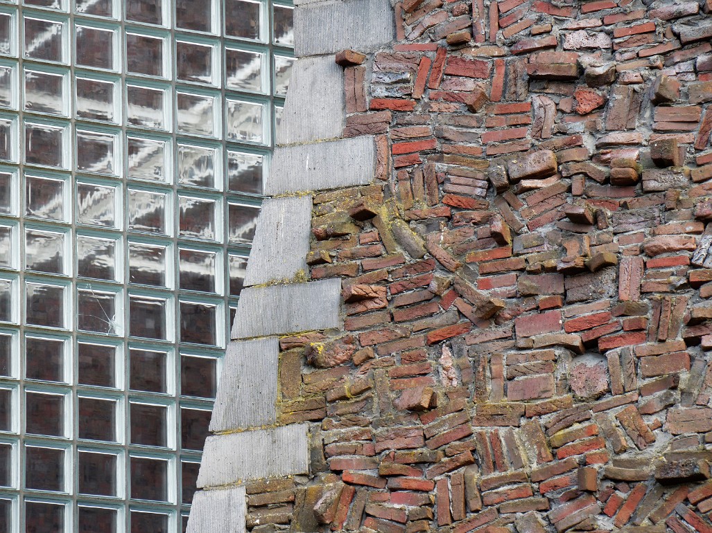 Fassadendetail Maagjes Bolwerk Zwolle, Niederlande, Architekt Hans Ruijssenaars