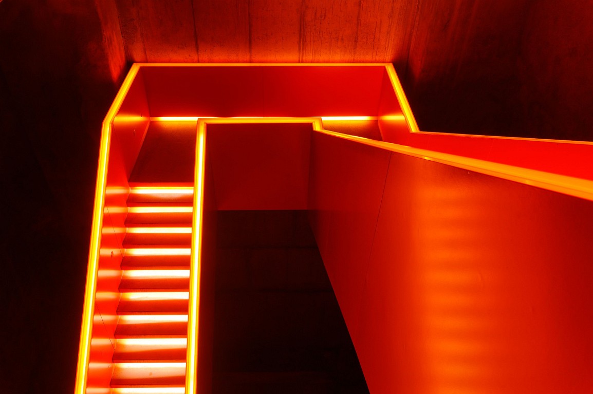 Treppenhaus im Ruhrmuseum Essen, Architekt HG Merz