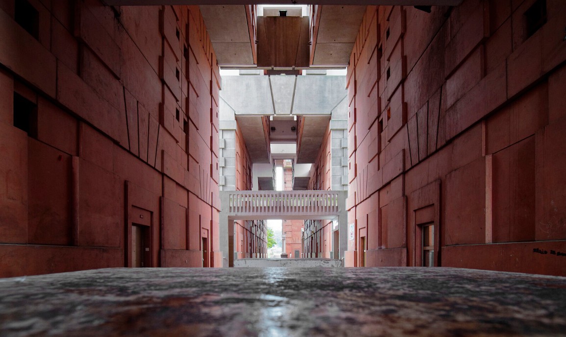 Espaces d'Abraxas, Noisy-le-Grand Paris Frankreich, Postmoderner Wohnkomplex, Baujahr 1978-1983 Architekt Ricardo Bofill