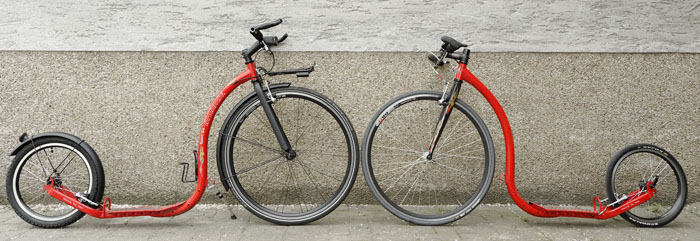 Kickbike G4 f�r Alltag und als Renn-version