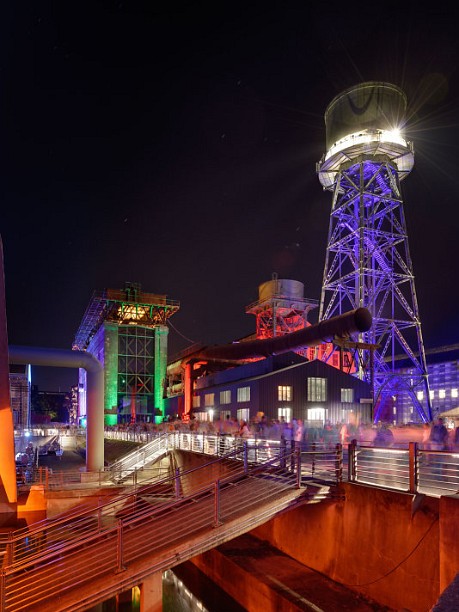Jahrhunderthalle Bochum, Nacht der Industriekultur Extraschicht an der Jahrhunderthalle Bochum