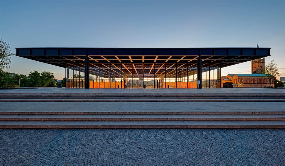 Neue Nationalgalerie, Berlin, Architekt Ludwig Mies van der Rohe Generalinstandsetzung durch David Chipperfield Architects