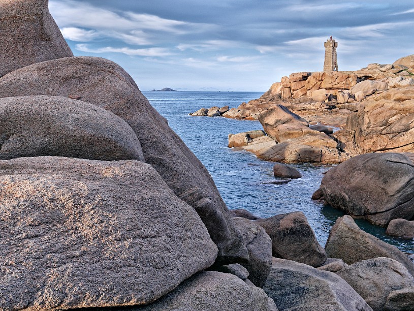 Leuchtturm Ploumanac'h, Côte de Granit Rose, Frankreich