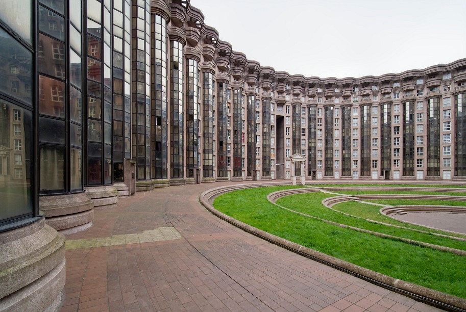Espaces d'Abraxas, Noisy-le-Grand Paris Frankreich, Postmoderner Wohnkomplex, Baujahr 1978-1983 Architekt Ricardo Bofill