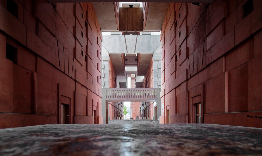 Espaces d'Abraxas, Noisy-le-Grand Paris Frankreich, Postmoderner Wohnkomplex, Baujahr 1978-1983 Architekt Ricardo Bofill