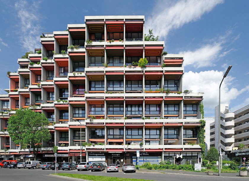 Wohnanlage Münsterpark , Düsseldorf, Architekt Walter Brune