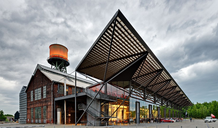 Jahrhunderthalle , Bochum, Umbau nach Plänen von Architekt Karl-Heinz Petzinka