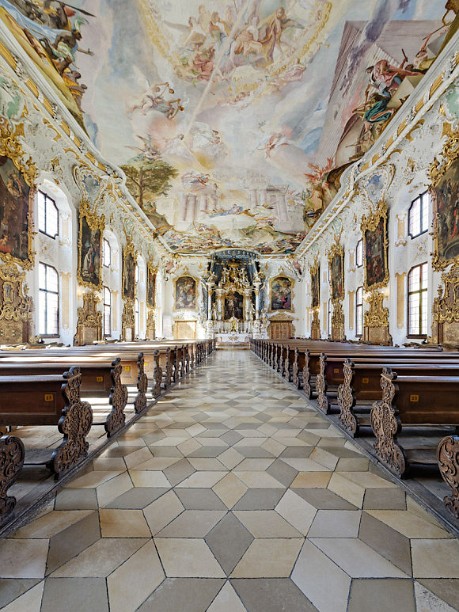 Asamkirche Maria de Victoria Ingolstadt, barocke Kirche von Cosmas Damian und Egid Quirin Asam